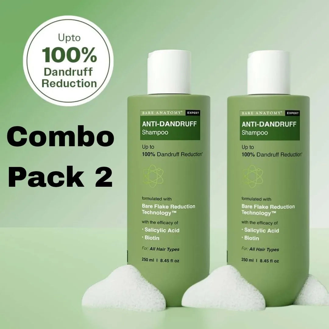 Pack Of 2 Bare Anatomy Anti-Dandruff Shampoo