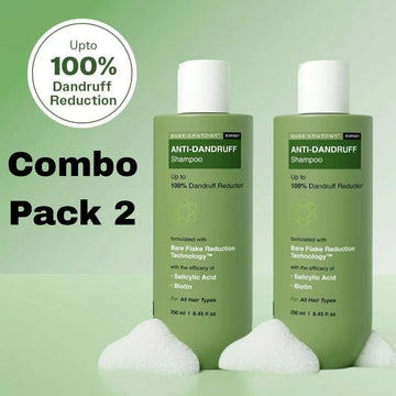 Pack Of 2 Bare Anatomy Anti-Dandruff Shampoo