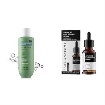 Bare Anatomy Expert Anti-Dandruff Shampoo + 30ml Advanced Hair Growth Serum
