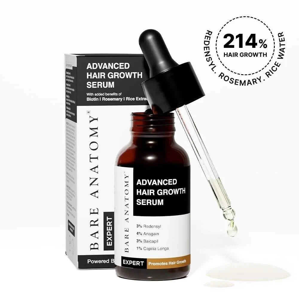 Bare Anatomy Expert Anti-Dandruff Shampoo + 30ml Advanced Hair Growth Serum