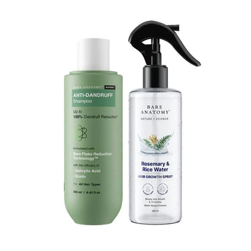 Bare Anatomy Anti-Dandruff Shampoo + 200ml Rosemary Water Spray